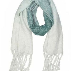 Mer Sea Wide Fringe Scarf Wrap